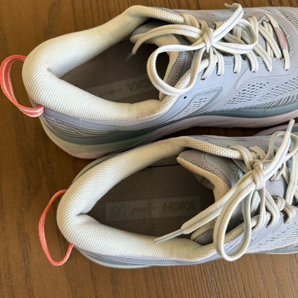 Hoka Women’s Bondi 7 Blue Fog Running Shoes - Picture 7 of 10